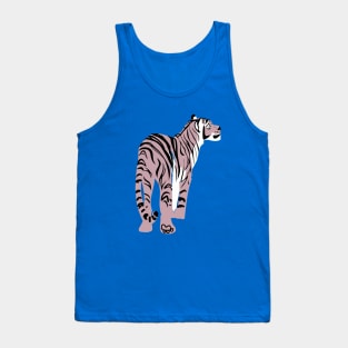 Tiger in Pink Tank Top